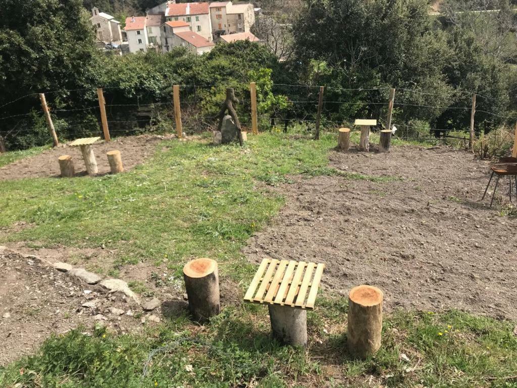 Camping L'Agrottu Au Coeur De La Corse Santa-Lucia-di-Mercurio Ngoại thất bức ảnh